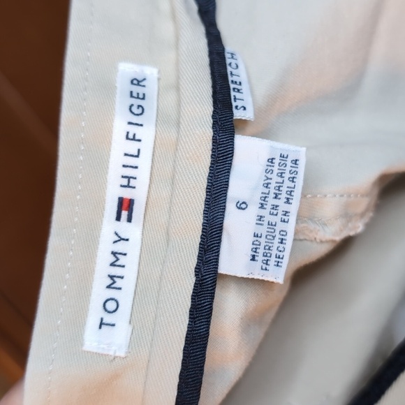 Tommy Hilfiger Hollywood Stretch Khaki Shorts SZ6 - Picture 11 of 12
